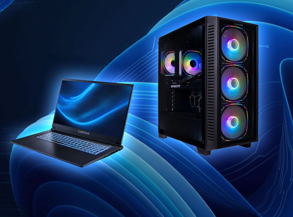 Erlebe Gaming neu mit CAPTIVA und Windows 11