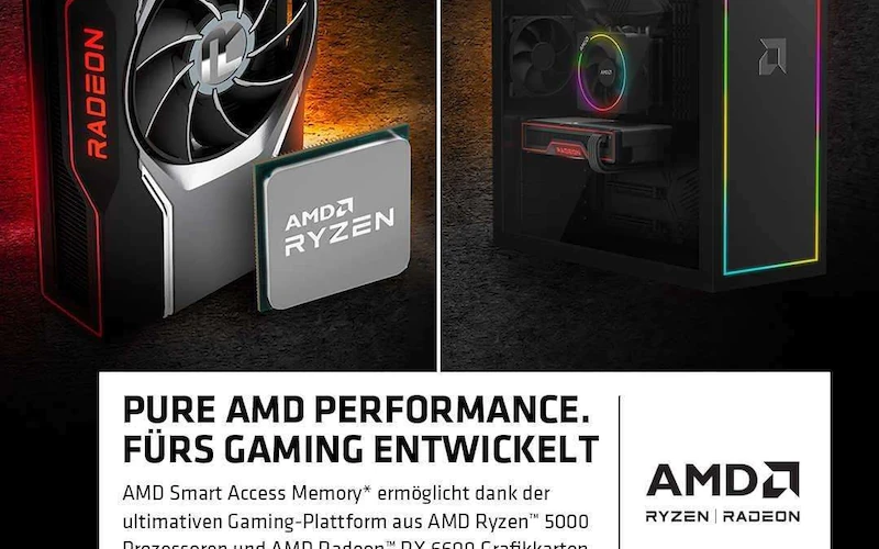 Die neuen AMD Radeon™ RX 6600 Grafikkarten
