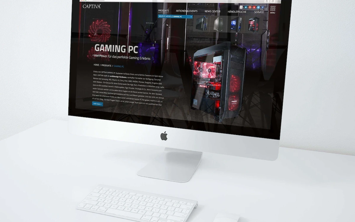 Captiva Website der Woche Processwire