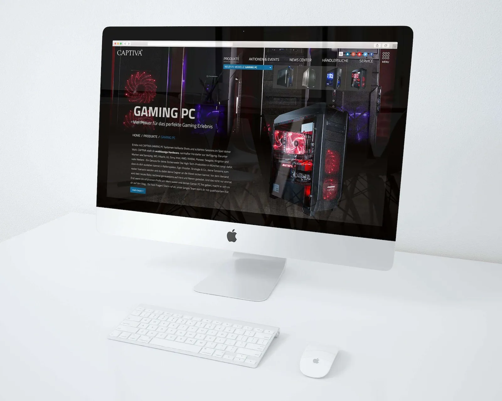 Captiva Website der Woche Processwire