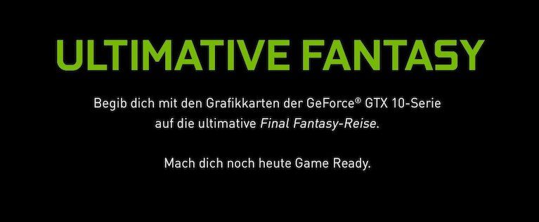 Geforce GTX und Final Fantasy XV
