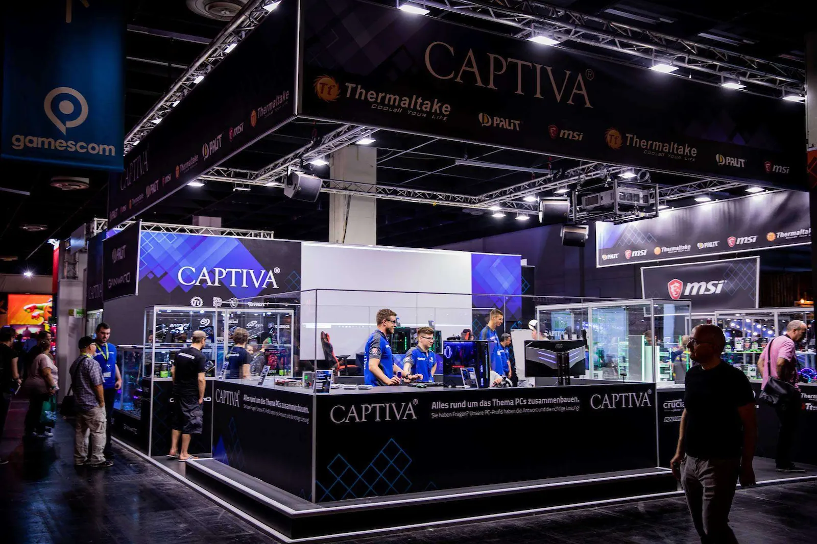 CAPTIVA auf der gamescom: Los geht's!